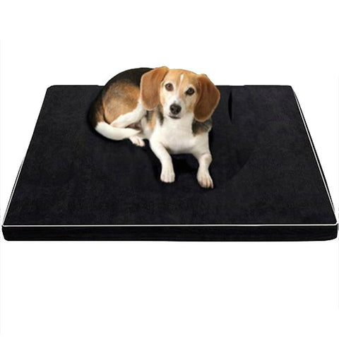 Image of Memory Foam Oxford Bottom Orthopedic Dog Bed For Large Dogs