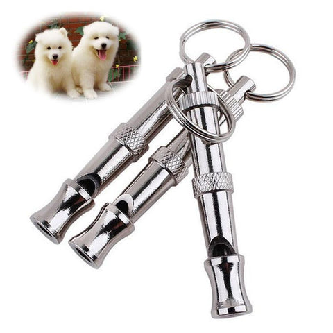 Image of Adjustable Dog Training Whistle Keychain