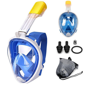 2019 New Underwater Scuba Anti Fog Full Face Diving Mask Snorkeling Set Respiratory masks Safe and waterproof Swimming Equipment