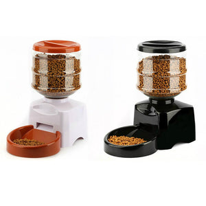 Automatic Pet Dog Feeder with LCD Control Panel
