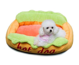 Washable Hot Dog Bed and Pet Sofa