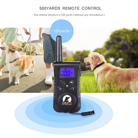 Image of Energy-Saving Remote Dog Training Collar, 500 Yard Range