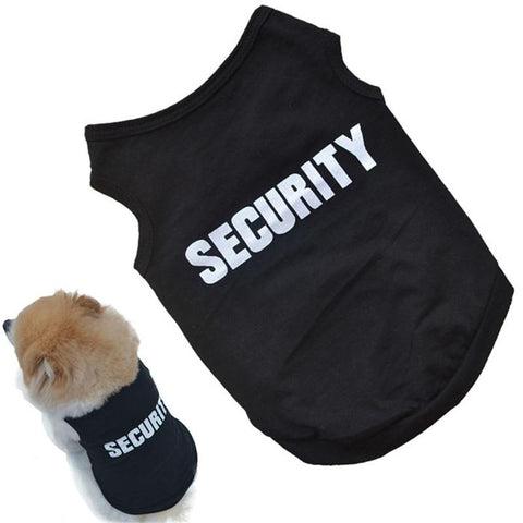 Image of Security T-shirt For Dogs