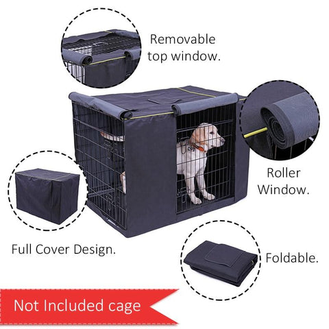 Image of Oxford Waterproof Dog Kennel Cover