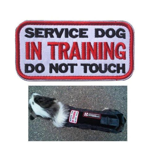 Image of Service Dog "In Training" Embroidered Patch