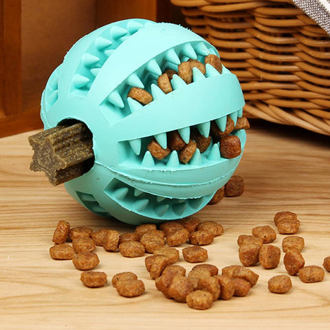Image of Interactive Natural Rubber Food Dispenser Ball