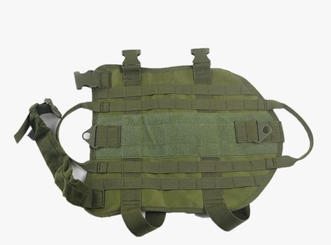 Image of Tactical Dog Training Vest Harness with Two Handles