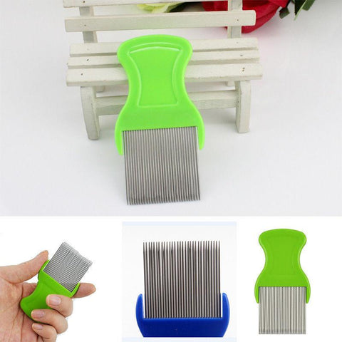Image of Pets Hair Dirt and Pest Remover Steel Tooth Comb