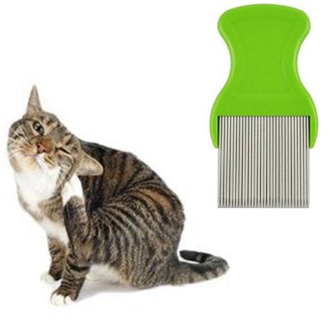 Image of Pets Hair Dirt and Pest Remover Steel Tooth Comb