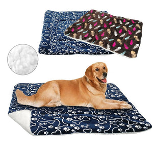 Winter Dog Bed Printed Mat