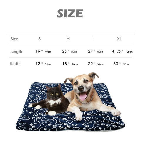 Image of Winter Dog Bed Printed Mat