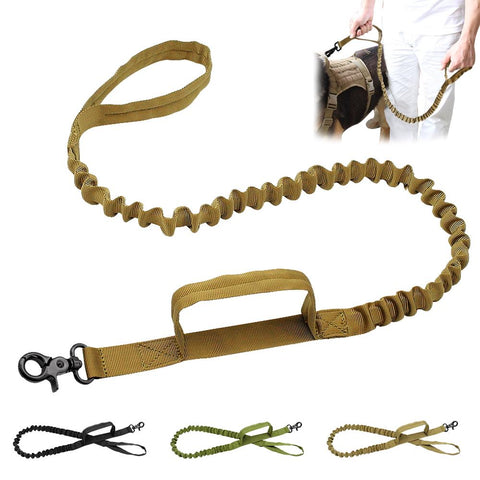 Image of No-Pull Bungee Army Tactical Dog Leash