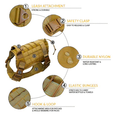 Image of Coast FX Tactical Dog Harness