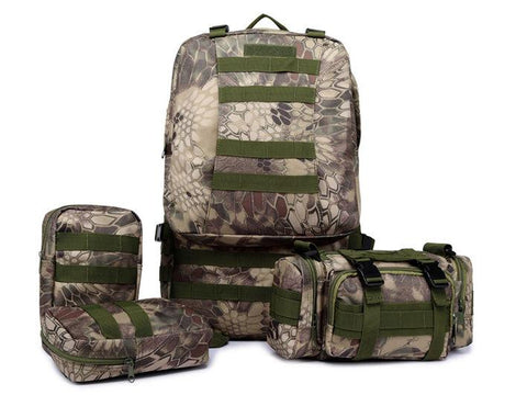 Image of 4-in-1 Molle Outdoor Military Tactical Bag
