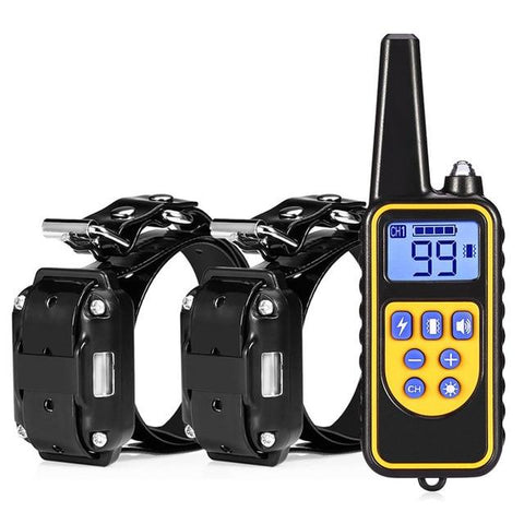 Image of Rechargeable Remote Dog Training Collar with LCD Display