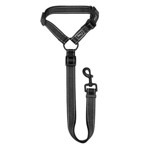 Image of Reflective Nylon Seat Belt Strap & Leash For Dogs