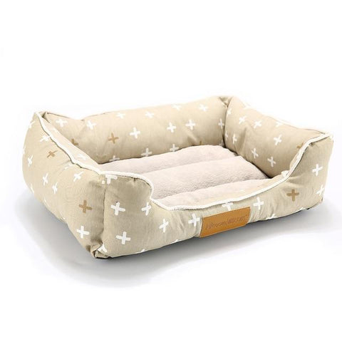 Image of Durable Fleece Cushion Pet Dog Bed